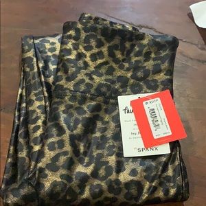 Spanx cheetah leggings